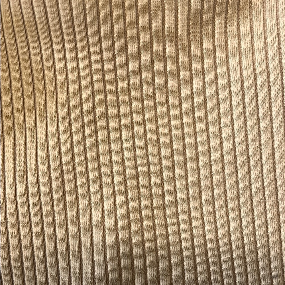 Aerie Rebel Tie Crop Top Tan NWT - Picture 3 of 3